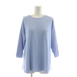 25SS フレアニットチュニック ワンピース ミニ 長袖 2 水色 ライトブルー KRWPGM0401