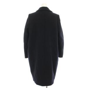 ENFOLD 18AW チェスターコート アウター 袖口バイカラー 36 紺 ネイビー 300BA630-1680 /YT