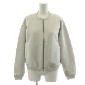 ブルゾン 刺繍 アイボリー 421-1-L