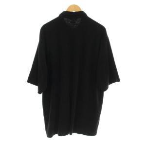 COMOLI 25SS C/CA パイル 半袖シャツ 2 ブラック B01-05025