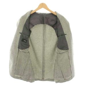 Brilla per il gusto ハウンドトゥースジャケット ZEGNA生地 千鳥格子柄