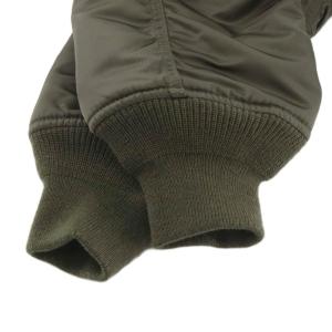 ALPHA INDUSTRIES MA-1 フライト ジャケット ミリタリー ジャンパー ブルゾン リバーシブル M カーキ オレンジ 0615-00-573-8335