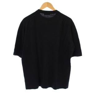 JOHN SMEDLEY ニット カットソー 半袖 クルーネック M 紺 /BM