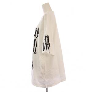 COMME des GARCONS AD2022 Tシャツ カットソー 半袖 クルーネック プリント S 白 OI-T101 /BM