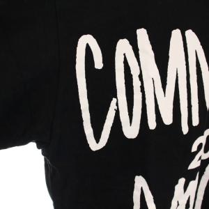 COMME des GARCONS AD2021 Tシャツ カットソー プリント 半袖 黒 ブラック OHーT005 /YM
