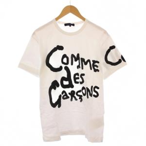 AD2023 Alisa yoffe Tシャツ 半袖 クルーネック ロゴ バイカラー L 白 ホワイト