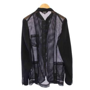 Comme des Garçons Homme Deux メッシュパネルジャケット M ブラック