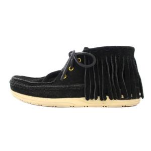 VOYAGEUR MOC SHAMAN-FOLK モカシンシューズ スクエアトゥ フリンジ スエード 26cm