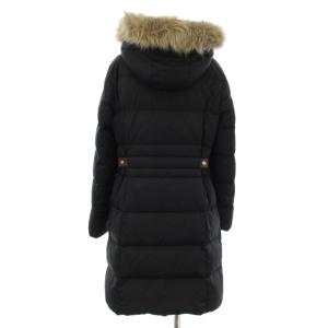 LAUREN RALPH LAUREN ダウンコート ロング フード フェイクファー ジップアップ S 紺 ネイビー 297901268001