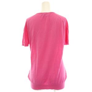 JOHN SMEDLEY アンサンブルニット カーディガン 長袖 カットソー 半袖 M L ピンク /HN