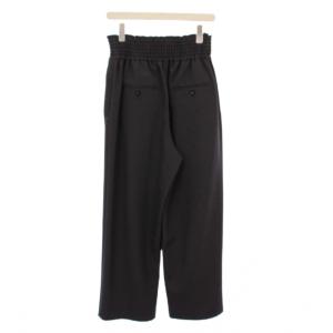 JOURNAL STANDARD 23AW ウールライクストレッチパンツ スラックス イージー タック ウエストゴム ワンカラー 38 グレー