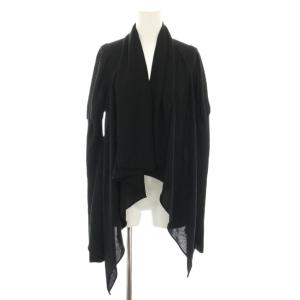 ニットカーディガン トッパー ウール S 黒 ブラック KRAQ-YA-1034 /YT