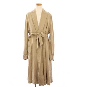 ドレープオーバーコート チェスターコート ロング L ベージュ KR-HC34-903 /KH