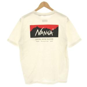 Tシャツ カットソー ロゴプリント 半袖 M 白 ホワイト /HN