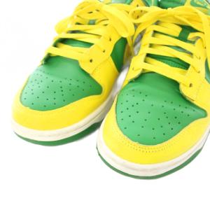 NIKE Dunk Low Reverse Brazil US10 グリーン イエロー DV0833-300