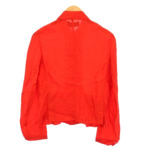 Tao AD2001 ステンカラージャケット アウター ショート丈 薄手 ワンカラー M 赤 レッド /BB
