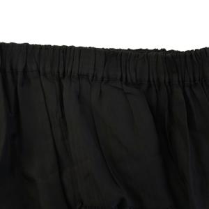 COMME des GARCONS AD2007 フレアスカート ギャザー イージー ひざ丈 ウエストゴム アシンメトリー SS 黒 ブラック