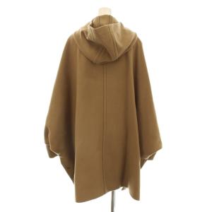 Framework 23AW メルトンダッフルポンチョコート 38 キャメル 23020220733140