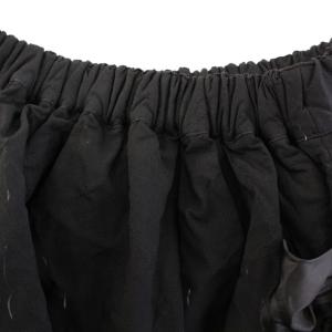 BLACK COMME des GARCONS AD2013 製品染め フレアスカート フリル XS ブラック