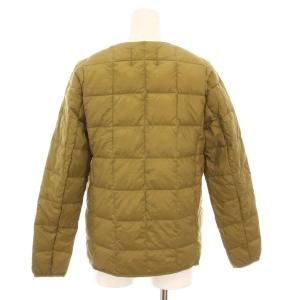 TAION スピック&スパン 別注 Vネックボタンダウンジャケット ナイロン アウター M L キャメル 20010210000640