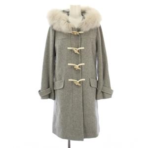 フォックスファー ダッフルコート アウター M グレー 08-1827200001 /TK