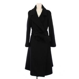 オールド カシミヤ チェスターコート 36 ブラック 28349/1601