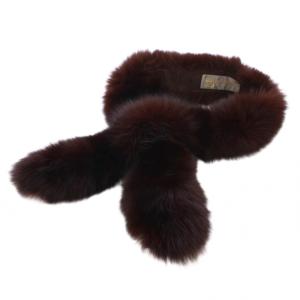 金サガ ロイヤル THE GINZA ファー ティペット 茶 /TK