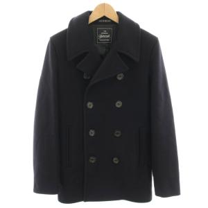 ピーコート Pコート アウター ウール M 紺 ネイビー /YT