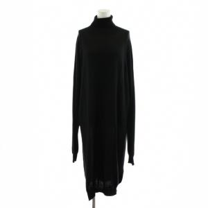 Ground Y High Neck Slit Knit ニットワンピース マキシ ロング 長袖 スリット タートルネック