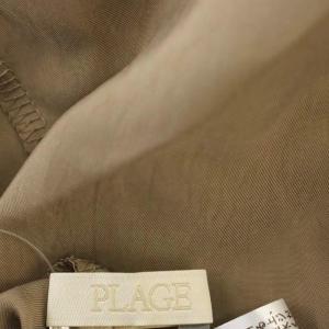 Plage 23AW Washable Fibril ロングスカート 36 ベージュ 23060922107230