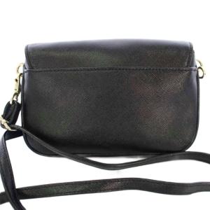 TORY BURCH ショルダーバッグ ポシエット ポーチ 2WAY レザー 黒 /TK