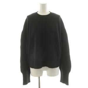 22AW 大草直子コラボ ピュアカシミアニットトップス セーター 長袖 38 黒 ブラック 5312270928