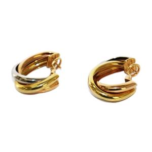 Cartier トリニティ ピアス 750 K18