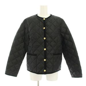 アークリー ARKLEY キルティングジャケット 中綿ジャケット アウター 36 黒 ブラック L202APQCO0050A