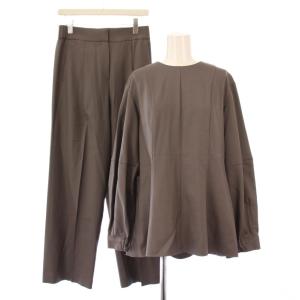 NEW SAXONY SEINE MELA セットアップ カットソー 長袖 クルーネック スラックスパンツ