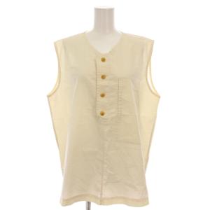 シャツ ブラウス ノースリーブ M ベージュ ME51-FJ155 /YM