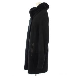 theory luxe SKIN VALLEY JESSICA シープスキン ムートンコート アウター 38 ブラック 03-3360911