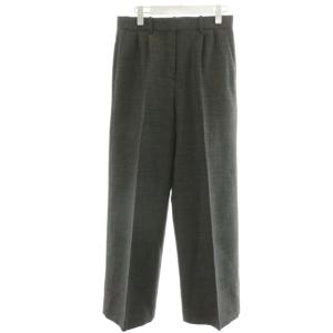 24AW ウールムリネ タックパンツ スラックス 36 グレー 22-04-44-04103 /AN23