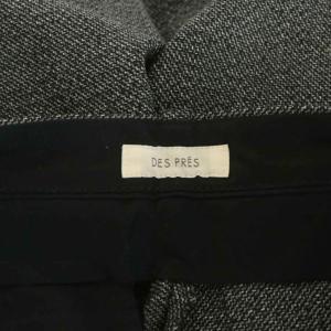 DES PRES 24AW ウールムリネ タックパンツ スラックス 36 グレー 22-04-44-04103 /AN23