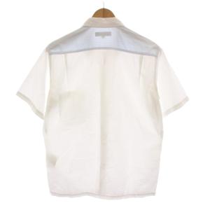 COMME des GARCONS HOMME AD2010 半袖 シャツ XS 白 ホワイト HG-B058 /YM