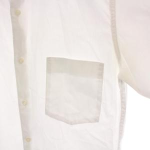 COMME des GARCONS HOMME AD2010 半袖 シャツ XS 白 ホワイト HG-B058 /YM