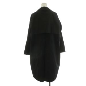 YAECA ステンカラーコート スタンダード ロング丈 コットン アウター S 黒 ブラック 62505 /AN26