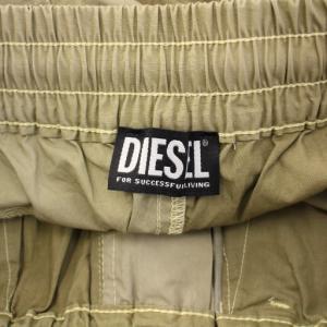 DIESEL カーゴパンツ ジョガー イージー ウエストゴム ストレッチ ロゴ 40 カーキ /BB