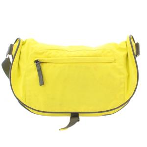 PRADA SPORT ショルダーバッグ ナイロン ロゴ 黄色 イエロー グレー /BB OH