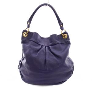 MARC by MARC JACOBS Classic Q Hillier Hobo ハンドバッグ ワンショルダー 2WAY レザー 紫 パープル