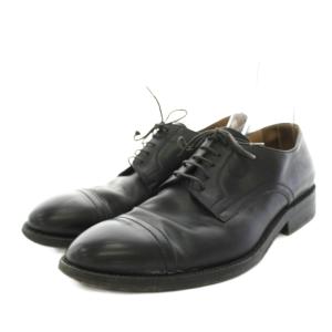 ビジネスシューズ レザーシューズ ストレートチップ レザー 6.5 黒 ブラック /YT