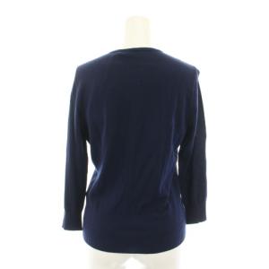 RALPH LAUREN ニットカーディガン クルーネック 長袖 ポニー刺繍 タグ付き M 紺 ネイビー SSRLYM2210 /YT
