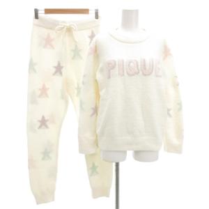 タグ付き 美品 セットアップ ルームウェア ナイトウェア パジャマ スウェット トレーナー パンツ 星柄