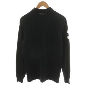 POLO RALPH LAUREN ビッグポロ ポロシャツ 長袖 刺繍 ロゴ M 黒 ブラック /AN38