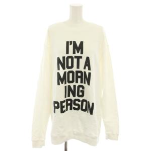 23AW ビッグ BIGロゴスエット スウェット トレーナー クルーネック 長袖 ロゴプリント 白 ホワイト